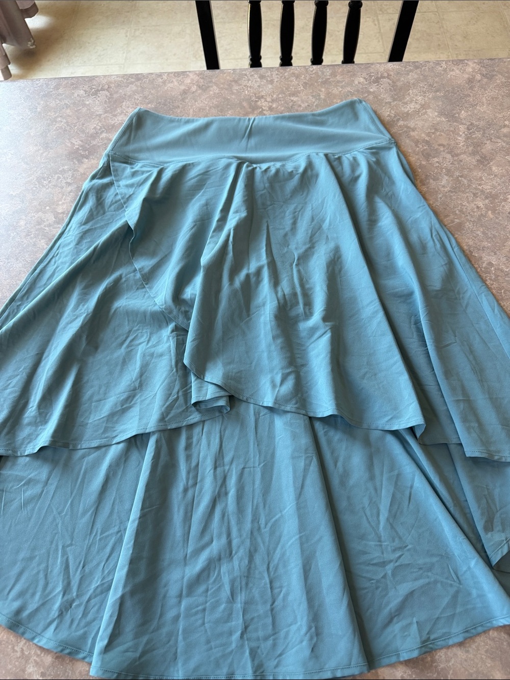 HALARA  Blue Layered A-Line Skirt - Women's - NWOT